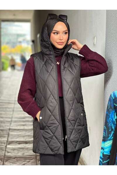 Minel Жіночий короткий утеплений жилет