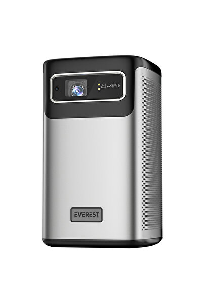 Everest Pj-Dlp21 Gri 8000Mah Odaklamalı 960-540 4K 5400 Lümen Android 9.0 Dokunmatik Dlp Projeksiyon