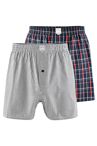 Lee Cooper Men's Cotton Boxers, Logo, Multicolor, set of 4 pieces.