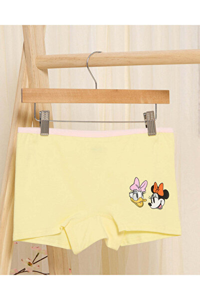 REDTAG Senior Girls Yellow And White Boxer Brief Set (Pack Of 2)