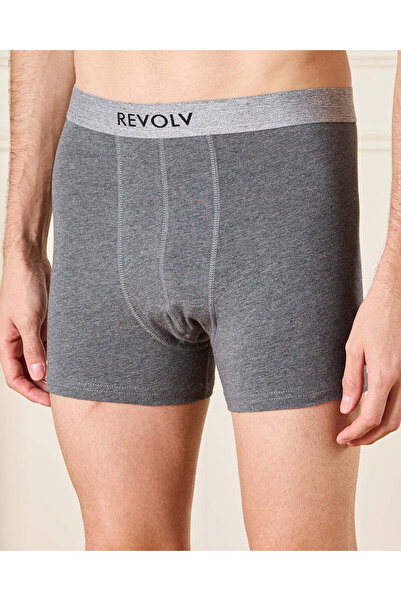 REDTAG Men Charcoal And Grey Hipster Brief Set (Pack of 2)