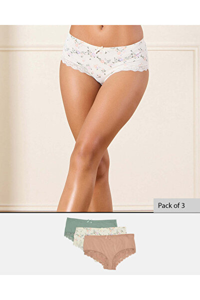 REDTAG Women Boyleg Brief Set (Pack of 3)