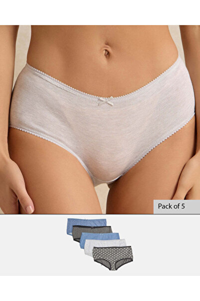REDTAG مجموعة سراويل داخلية نسائية متنوعة (عبوة من 5 قطع)