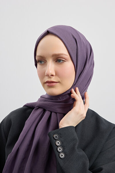 Qef Organic Crash Shawl Magenta