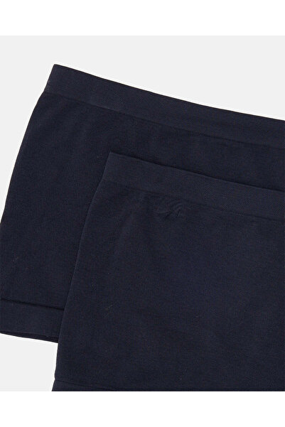 REDTAG Black Seamless Boxer Brief (Pack of 2)