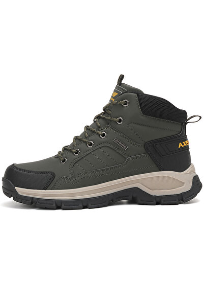 AX Boxing Men's Fur-lined Boots, Ecological Leather – thermal comfort,