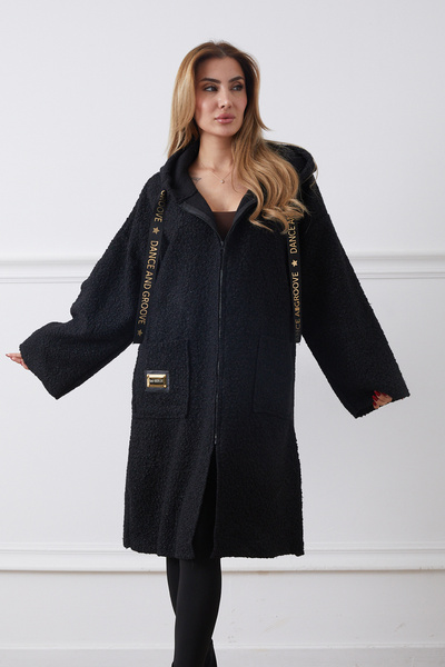 DPARİS Buklet Double Pocket Hooded Long Jacket