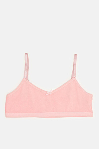 REDTAG Senior Girls Pink And Black Bra Set (2 Piece)