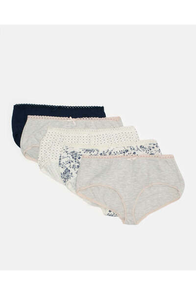 REDTAG Women Assorted Boyleg Brief Set (Pack of 5)