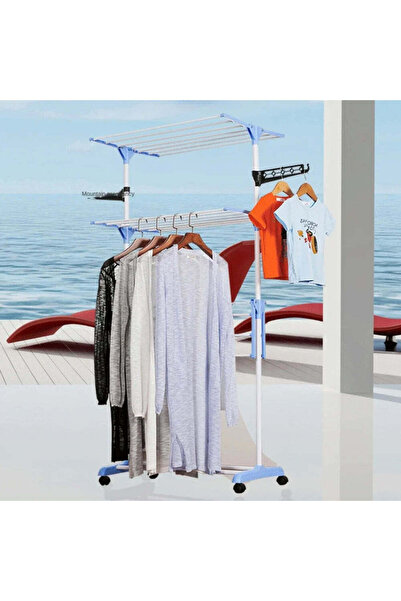 OEM Uscător de rufe pliabil vertical, mobil, cu suport pentru umerașe