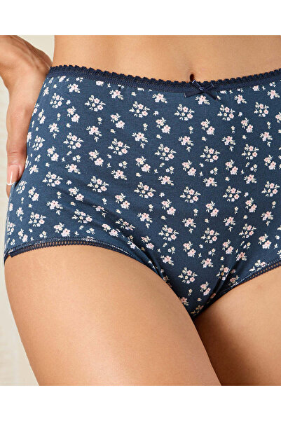 REDTAG Women Assorted Printed Mama Brief Set (Pack of 5)