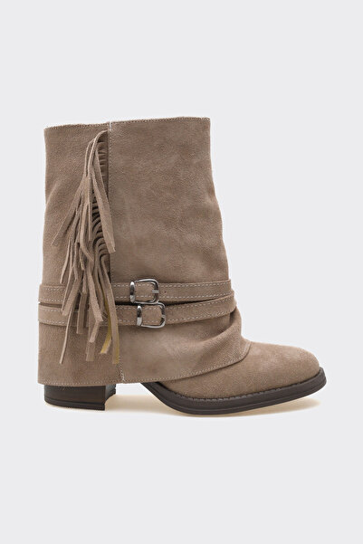 SHOEMARK Leros Vizon Hakiki Deri Süet Bot