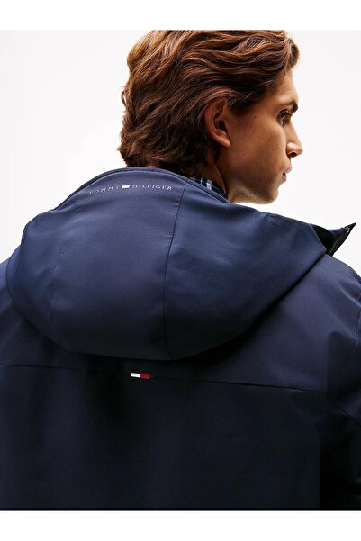 Tommy Hilfiger Tech Hooded Short Padded Jacket Men's Coat Mw0Mw41363