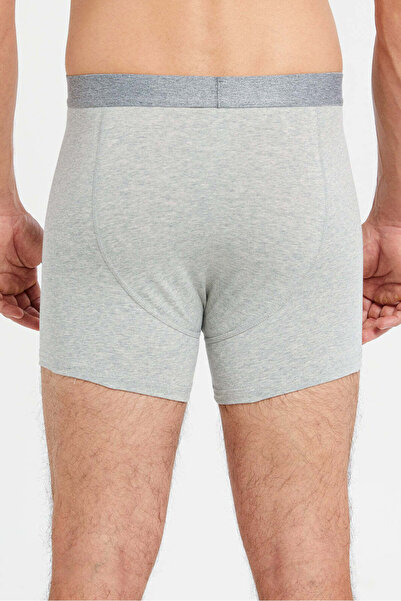 REDTAG Men Grey And Charcoal Hipster Briefs (Pack of 2)