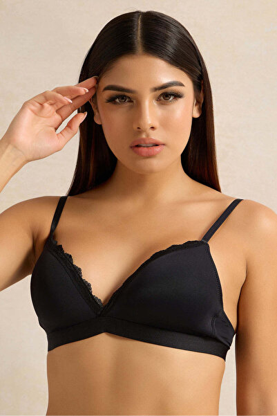REDTAG Women Assorted Lace Padded Non Wired Bra Set (Pack of 3)