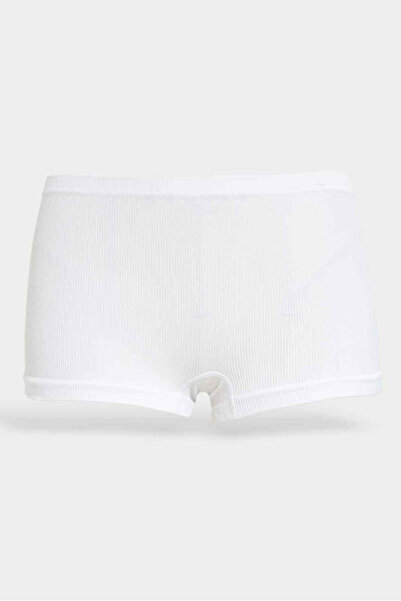 REDTAG Women Grey And White Brief Short Set (2 Piece)
