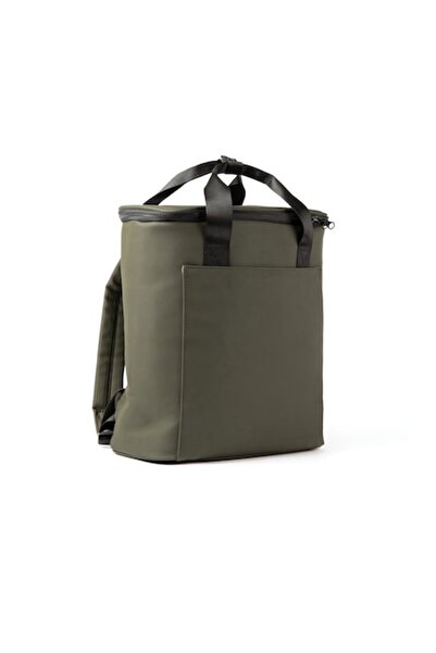 RONIC Geanta termoizolanta rucsac Glacio, Ronic, nubuck PU, PEVA, 34x15x31.5 cm, 15 L, kaki