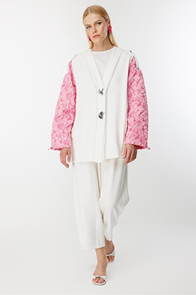 Ghisa YENİ KADIN Brokar Kumaş Mixli Takım TAKIM 25YGSTKM3111