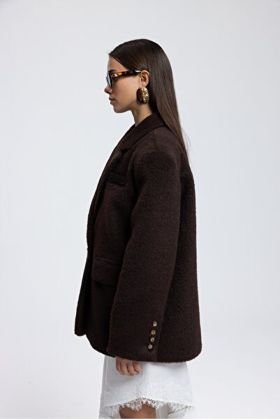 MAI STUDIOS CO. Proenza Koyu Kahve Blazer Ceket