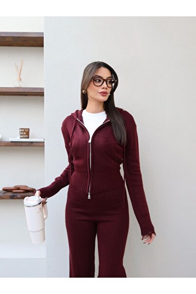 ESRAHELVACI Double Zipper Knitwear Set