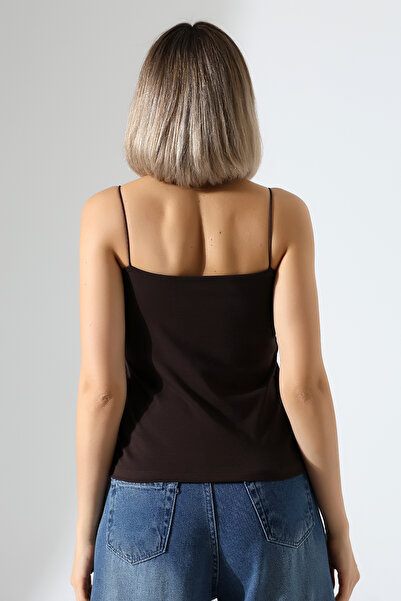 Endies T-Shirt with Rubber Strap Straps 21563 Brown