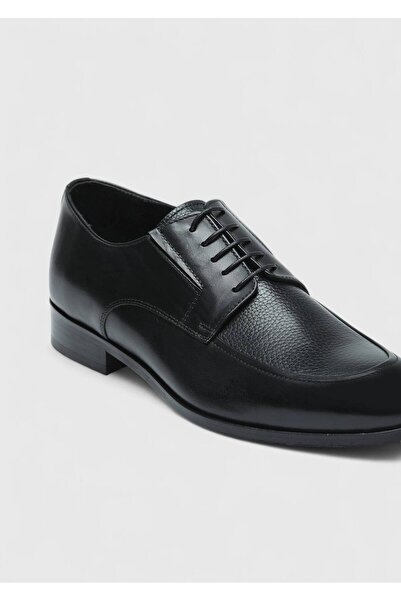 Ramsey Black Leather Classic Shoes