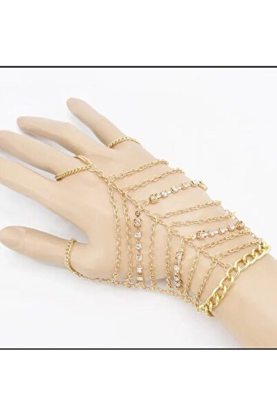 Shiklik Silver Color Stone Chain Shahmeran Enhancing Elegance