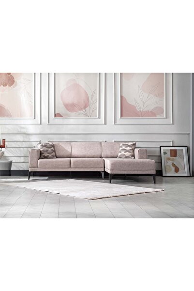 Storish Trend Sağ Köşe Koltuk Krem Atlantis