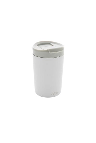 AVİRA Cană termos de călătorie, 0,3 l, oțel inoxidabil izolat în vid, etanș, materiale