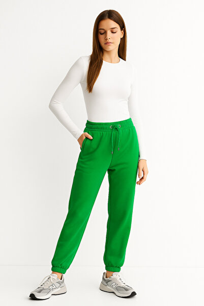 Rich Women's 100% Cotton Two Thread Basic Sweatpants