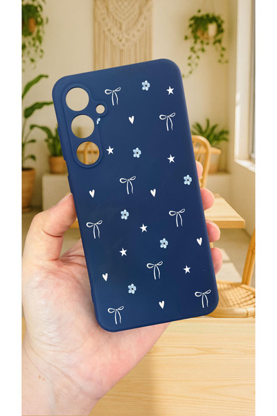 Vip Case جراب مطاطي كلاسيكي ممتص للصدمات من السيليكون بنمط فيونكة صغيرة متوافق مع هاتف سامسونج جالاكسي S25 بلس