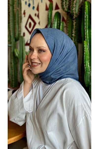 locella Soft Pamuk Eşarp Açık Mavi-6