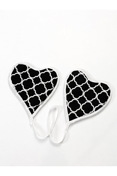 MODALİN Polka Dot Kitchen Set 3-Piece – Waterproof Heat Resistant Apron + Gloves + Holder