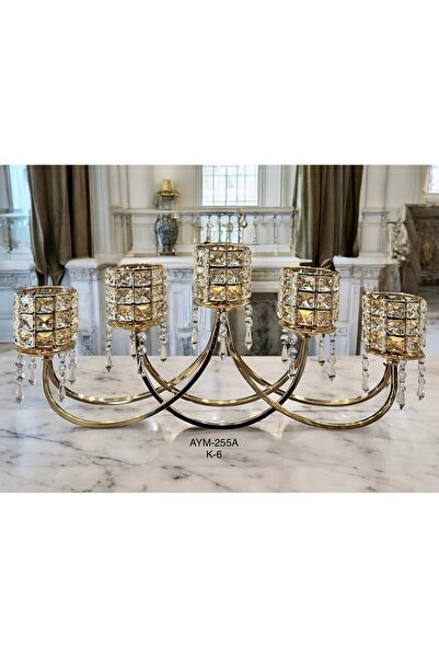 pırıltı home 5’Lİ KRİSTAL ŞAMDAN