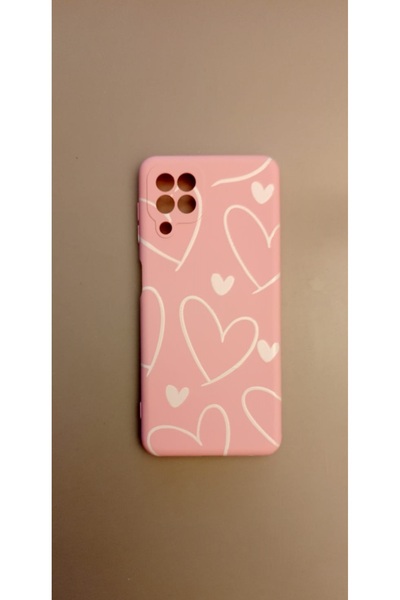 Newon Samsung Galaxy A22/M22/M32 4g Wave Heart Printed Inside Velvet Silicone...