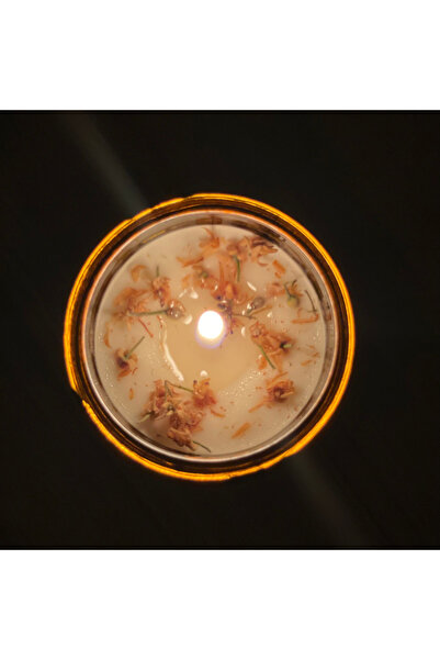 Prezent tei-ubesc, Lumanare naturala din tei, 180 gr, hand made, premium