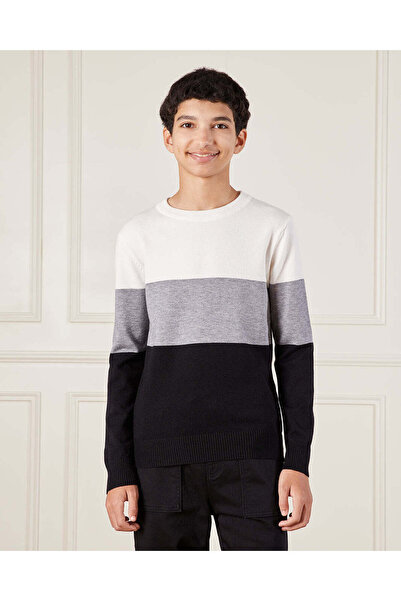 REDTAG سترة محبوكة متعددة الألوان للأولاد الكبار