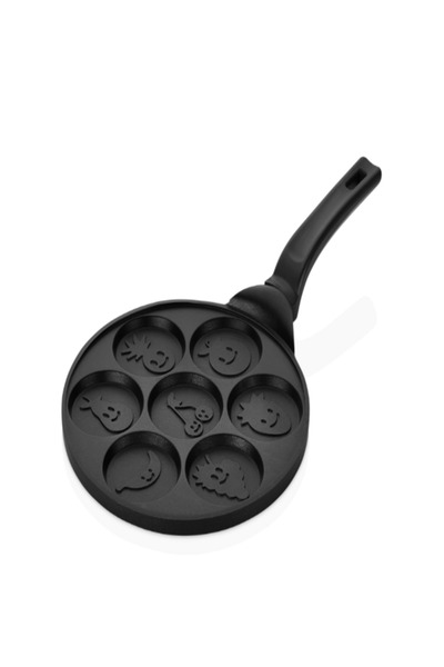 Cem Premium Cast Iron Pan with Fruit Pattern 26 cm