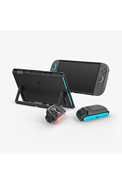 Spigen Nintendo Switch 2 Stand özellikli Kılıf Nano Pop Black Sesame - ACS10206