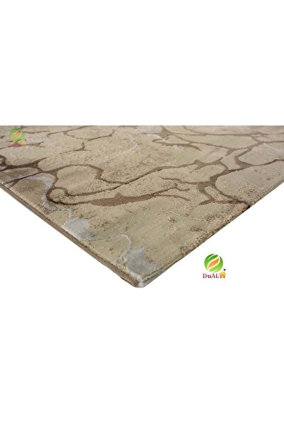 Dualhome Rug April Mosaic Brown, 60x200 cm, abstract - 60x200 cm, rectangle, Brown