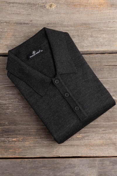 Woolen World Polo Neck Oversize (Large Size) Wool Knitwear Sweater