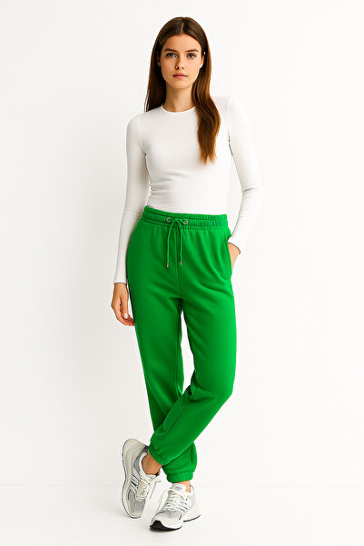 Rich Women's 100% Cotton Two Thread Basic Sweatpants