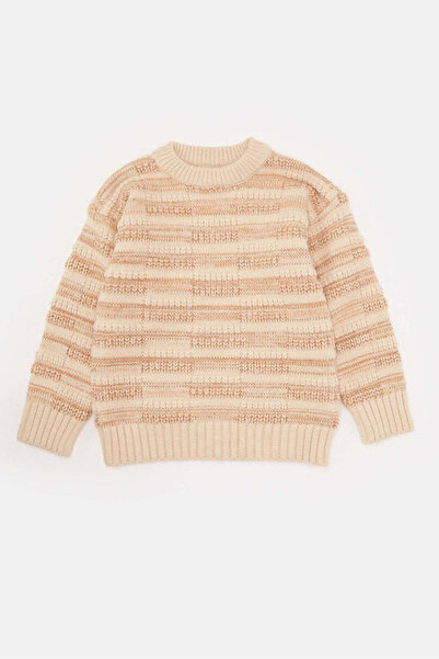 REDTAG بلوفر جاكار بني للأولاد الرضع