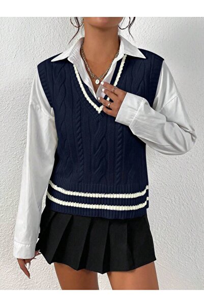 ATE ÖZGÜNEŞ TRİKO TEKSTİL Trend Women's Tricot Knitted Sweater