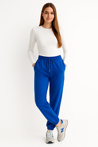 Rich Γυναικείο παντελόνι από 100% βαμβάκι με δύο κλωστές Basic