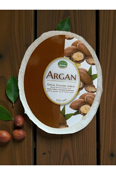 Argan Doğal Süngerli Sabun Cilt Temizleme