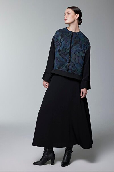 Zühre Patterned Striped Detail Blue Double Suit Tk-1725