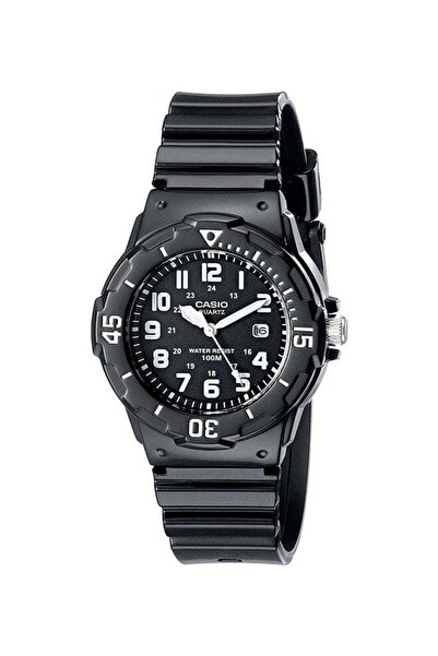 Casio Men's Water Resistant Resin Analog Watch LRW-200H-1BVDF - 30 mm - Black