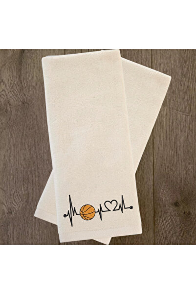 Ursa Basketball Heartbeat Embroidered Design Sports Towel 30X50