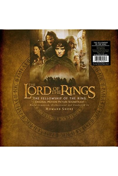 PhD Collectibles HOWARD SHORE - OST THE LORD OF THE RINGS FELLOWSHIP OF THE RING PALANTIR CLEAR EDITION | Vinyl 2XLP